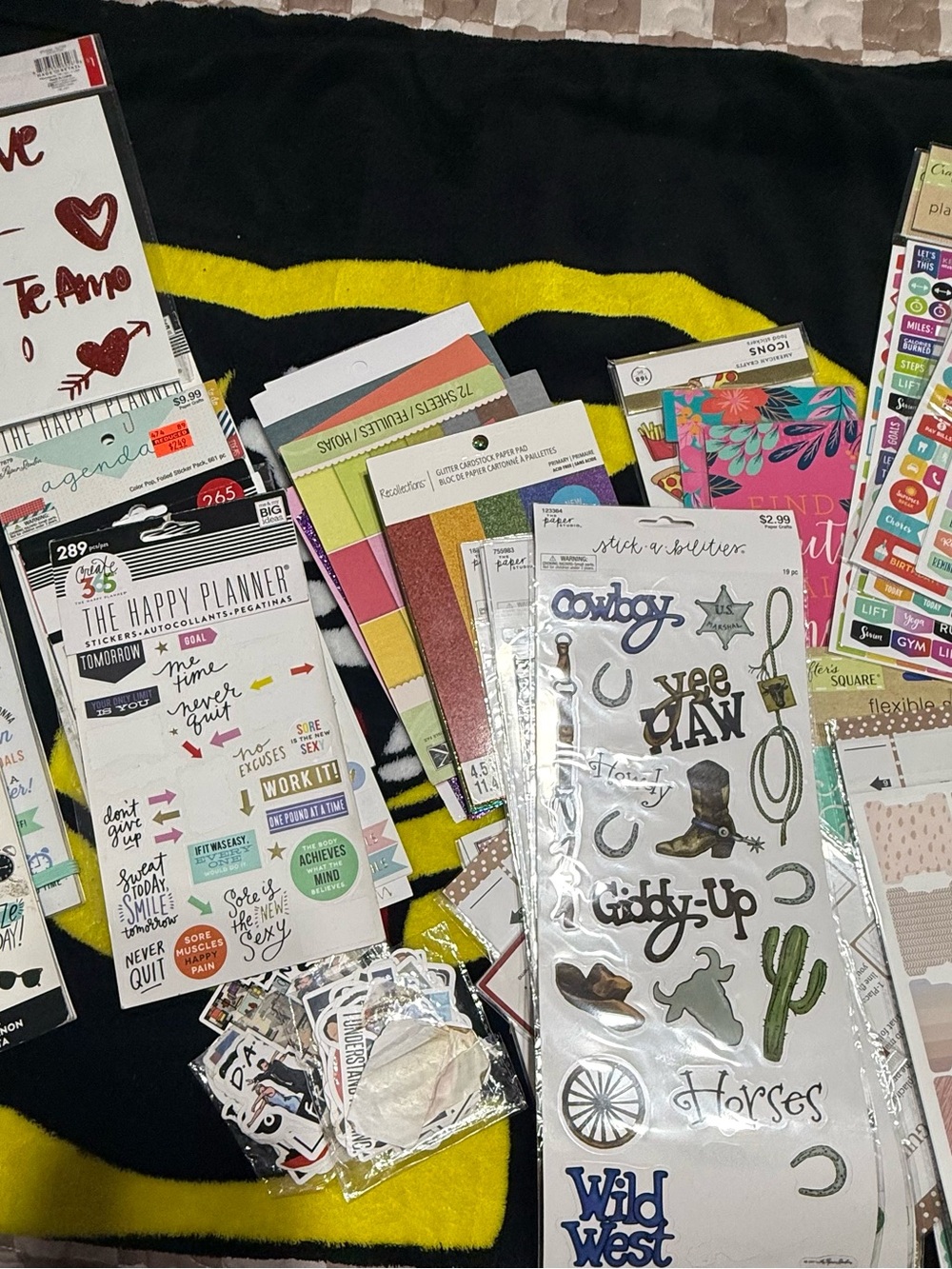 Assorted Planner Sticker Sheets - Bright Multi-Color Pack - Picture 3 of 9